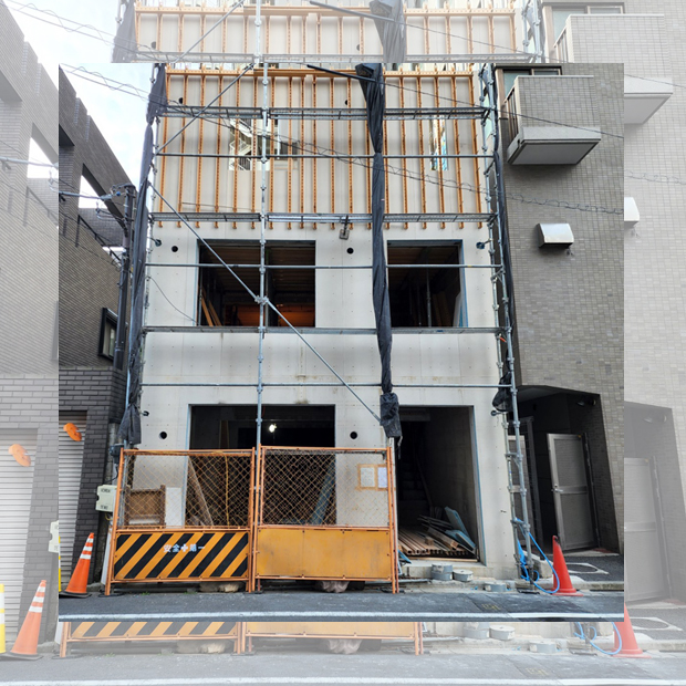 コンクリート躯体完成状況(スケルトン完成)